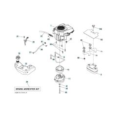 Husqvarna Ts 142T - Engine