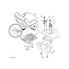 Husqvarna Ts 242D - Seat