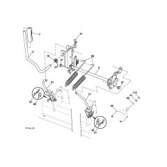 Husqvarna Ts 254Xg - Mower Lift Lever