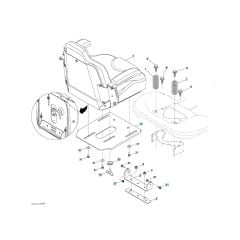 Husqvarna Ts 348D - Seat