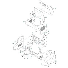 Husqvarna V548 - Chassis Upper