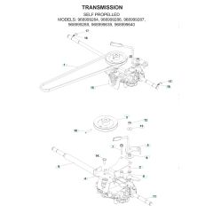 Husqvarna W21SBK - Transmission