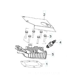 Husqvarna W40P - Cylinder Cover