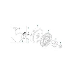 Husqvarna W40P - Flywheel