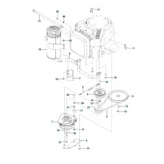 Husqvarna W436 - Engine Plate