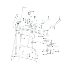 Husqvarna W436 - Handle & Controls