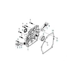 Husqvarna W50P - Crankcase Cover