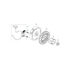 Husqvarna W50P - Flywheel