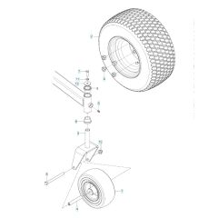 Husqvarna W548 - Wheels & Tyres