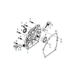 Husqvarna W80P - Crankcase Cover