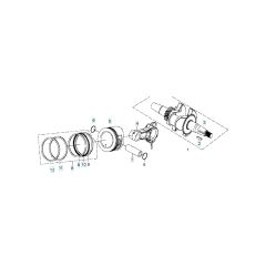 Husqvarna W80P - Crankshaft