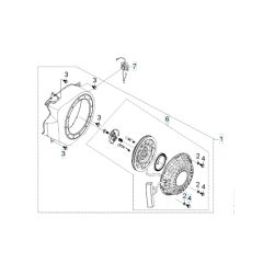 Husqvarna W80P - Starter