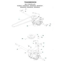 Husqvarna WC21 - Transmission