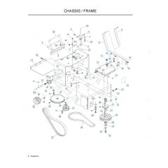 Husqvarna WGP3613 - Chassis & Frame