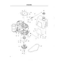 Husqvarna WHF4817 - Engine Plate