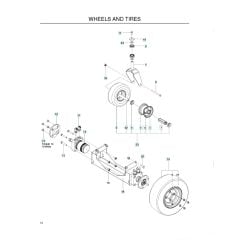 Husqvarna WHF4817 - Wheels & Tyres