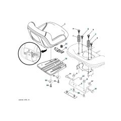 Husqvarna Yt42Dxls - Seat