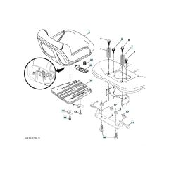 Husqvarna Yt48Dxls - Seat