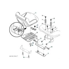 Husqvarna Yta18542 - Seat
