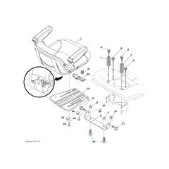 Husqvarna Yta24V48 - Seat