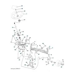 Husqvarna Yta24V48 - Steering