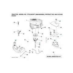 Husqvarna Yth1542 Xp - Engine