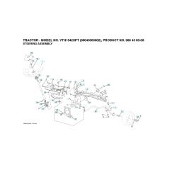 Husqvarna Yth1542 Xp - Steering