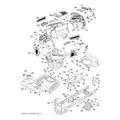 Husqvarna Yth2042 - Chassis & Enclosures