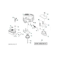 Husqvarna Yth2042 - Engine