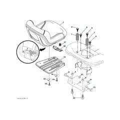 Husqvarna Yth2042 - Seat