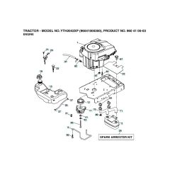 Husqvarna Yth2042 Xp - Engine