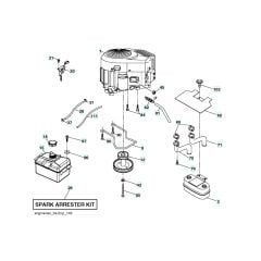 Husqvarna Yth20V42 - Engine