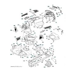 Husqvarna Yth21K46 - Chassis & Frame