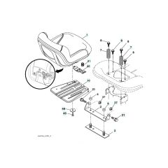 Husqvarna Yth2242Tdrf - Seat