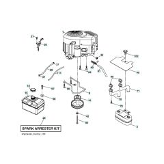 Husqvarna Yth2246 - Engine