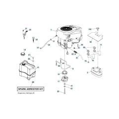 Husqvarna Yth22K42 - Engine