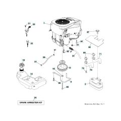 Husqvarna Yth22K46 - Engine