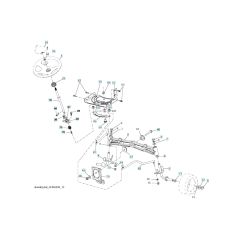 Husqvarna Yth22K48 - Steering