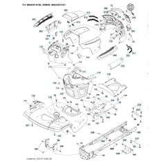 Husqvarna Yth22V46 - Chassis & Enclosures