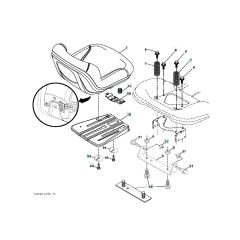 Husqvarna Yth22V46 - Seat