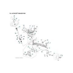 Husqvarna Yth22V46 - Steering