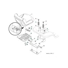 Husqvarna Yth22V46Xls - Seat