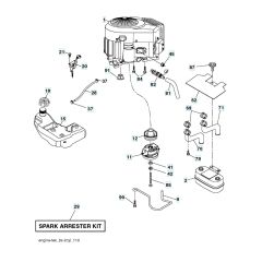 Husqvarna Yth2348 - Engine