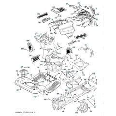 Husqvarna Yth23V42 - Chassis & Frame