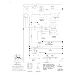 Husqvarna Yth23V42 - Schematic