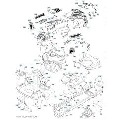 Husqvarna Yth23V48 - Chassis & Enclosures