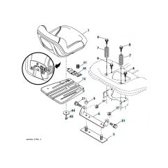 Husqvarna Yth23V48 - Seat