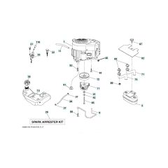 Husqvarna Yth24V54Xls - Engine