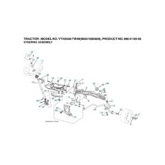 Husqvarna Yth2546 Twin - Steering