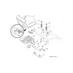 Husqvarna Yth26V54 - Seat
